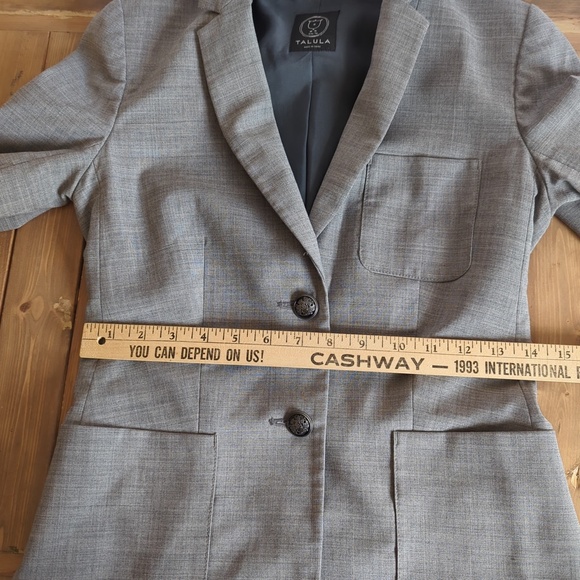 Talula Exeter Gray Wool Blend Blazer - Picture 11 of 16